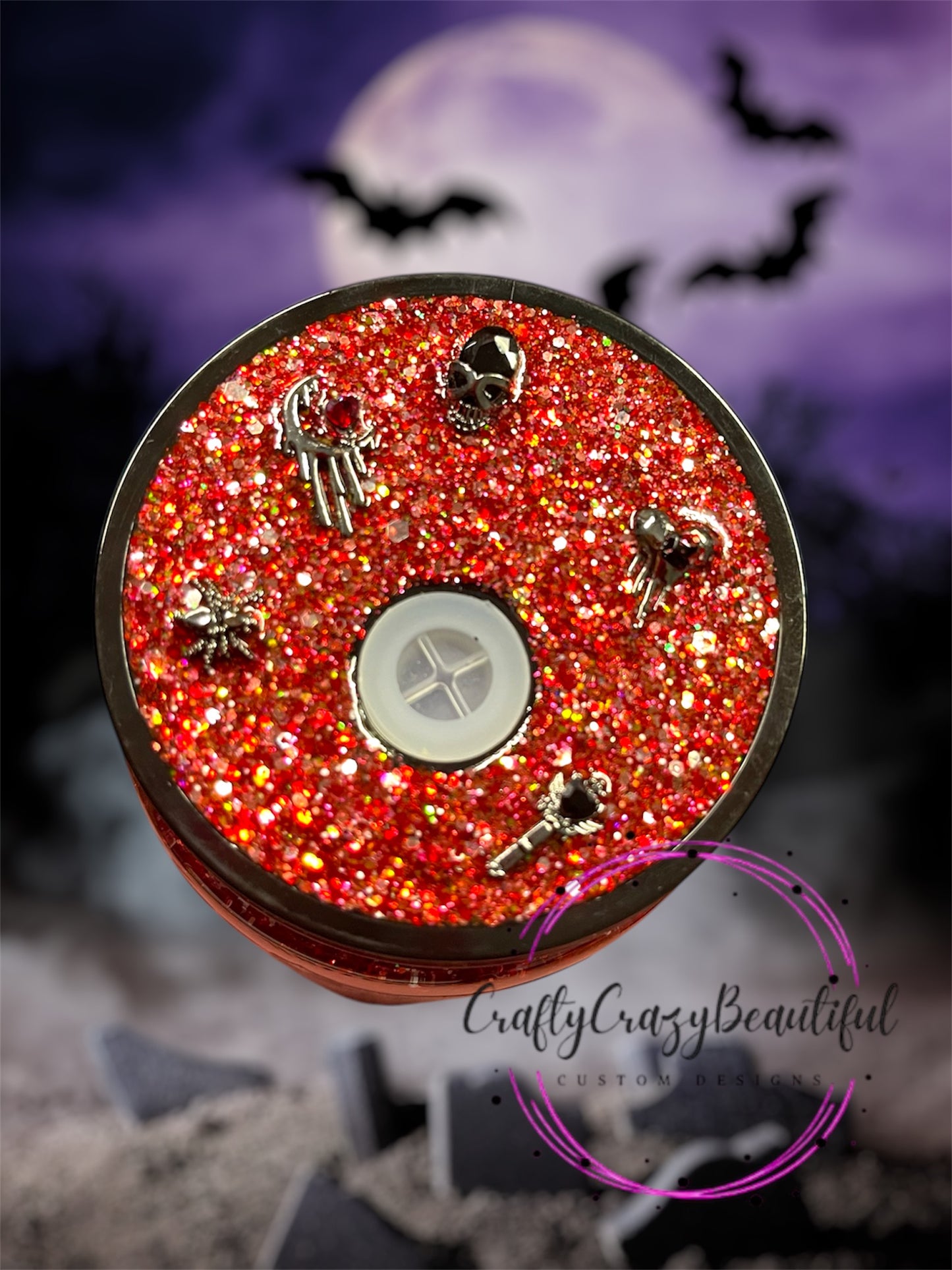 16oz Acrylic Snow Globe Tumbler with Glitter & Exclusive UVDTF Design – Perfect Gift!