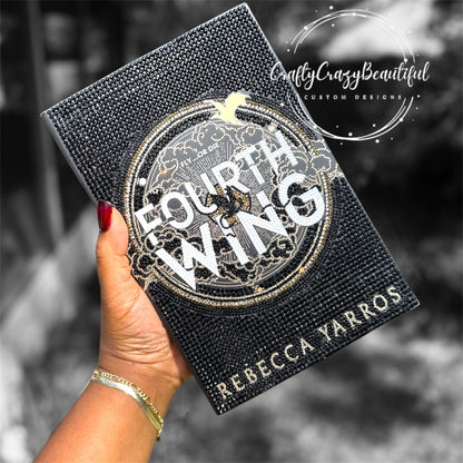 Fourth Wing Rhinestone Soft Cover Book