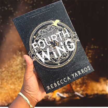 Fourth Wing Rhinestone Soft Cover Book