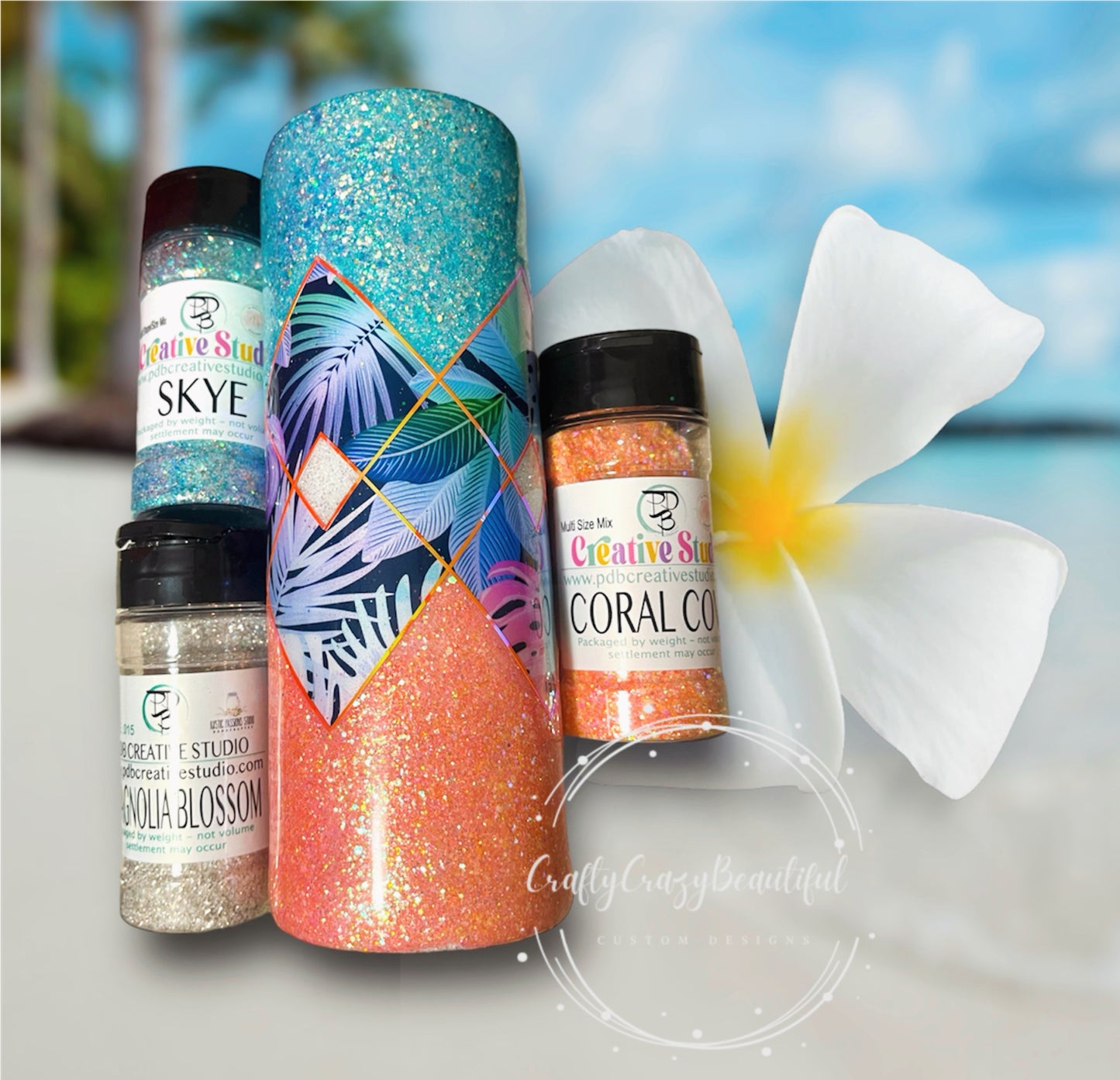 RTS Tropical Theme Tumbler