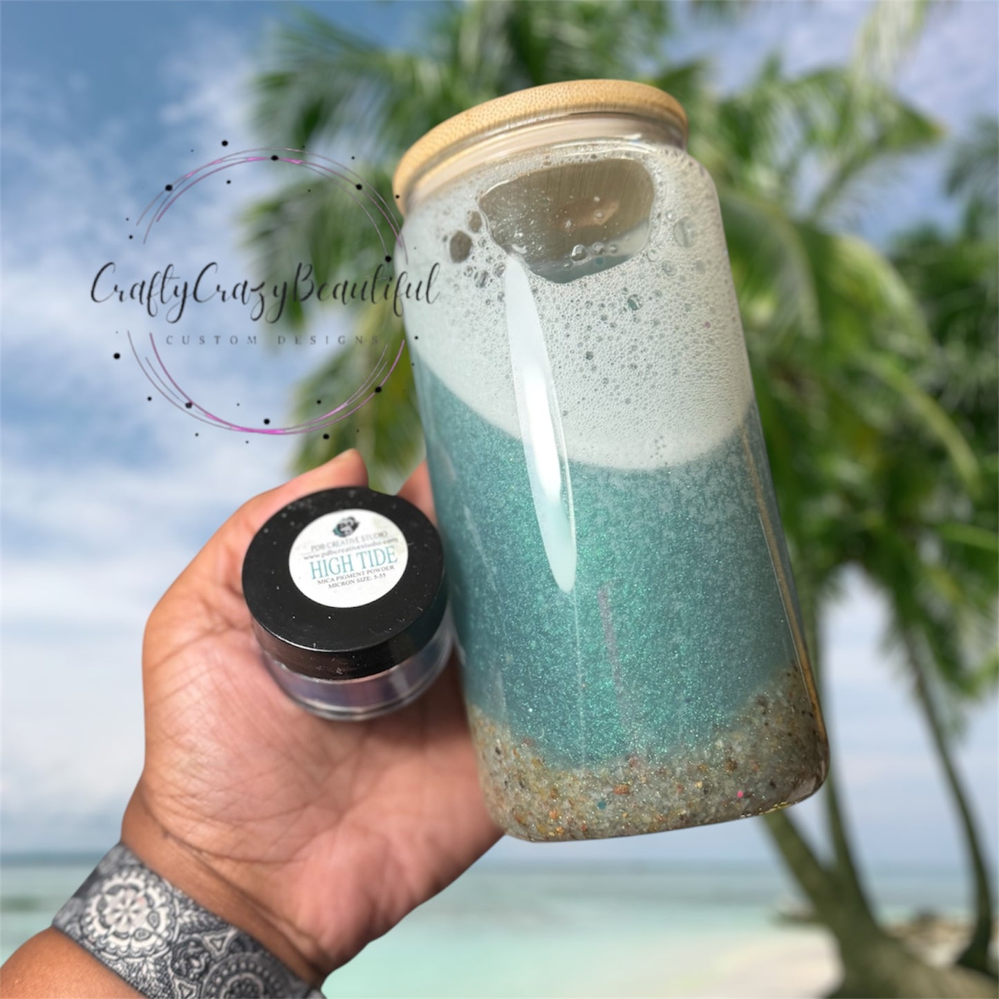 16oz Beach-Inspired Snow Globe