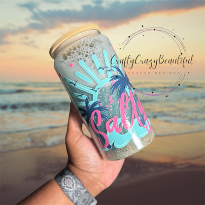 16oz Beach-Inspired Snow Globe