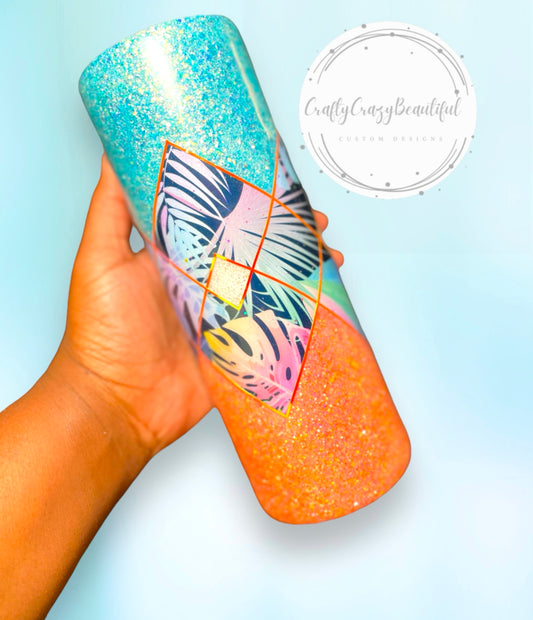 RTS Tropical Theme Tumbler