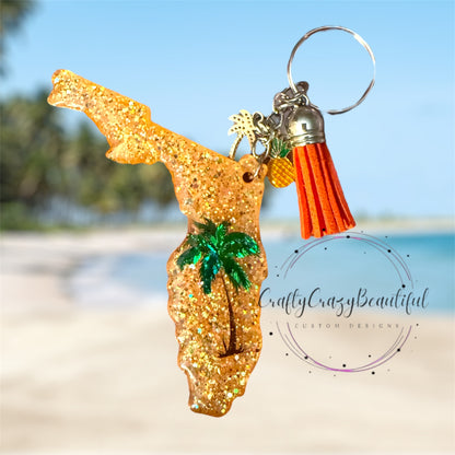 Custom State Acrylic Keychains