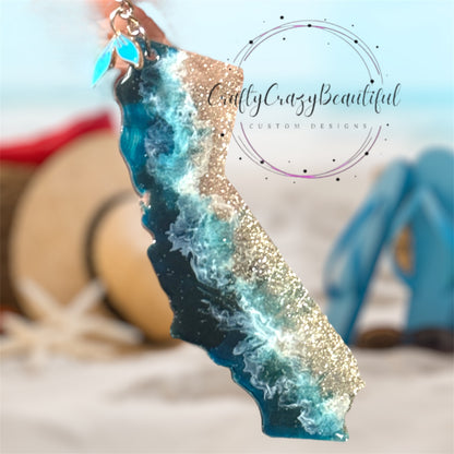 Custom State Acrylic Keychains