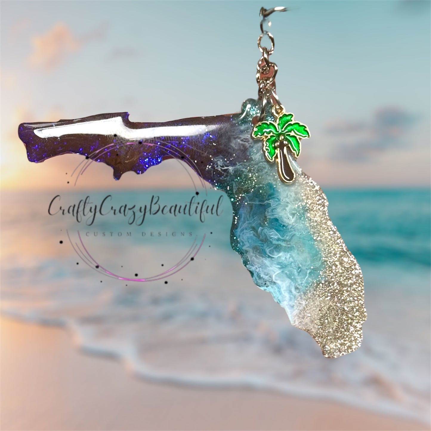 Custom State Acrylic Keychains