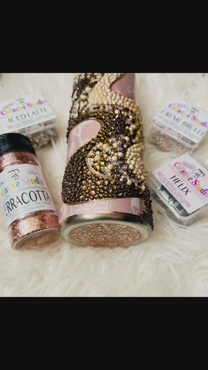 RTS Coffee Rhinestone Tumbler