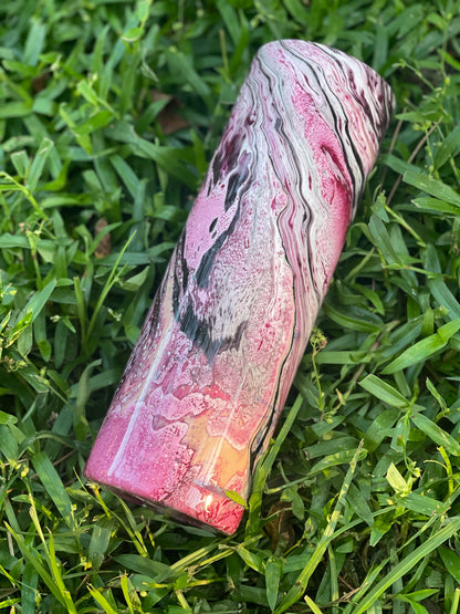 Stainless Steel “Cranberry” Skinny Tumbler