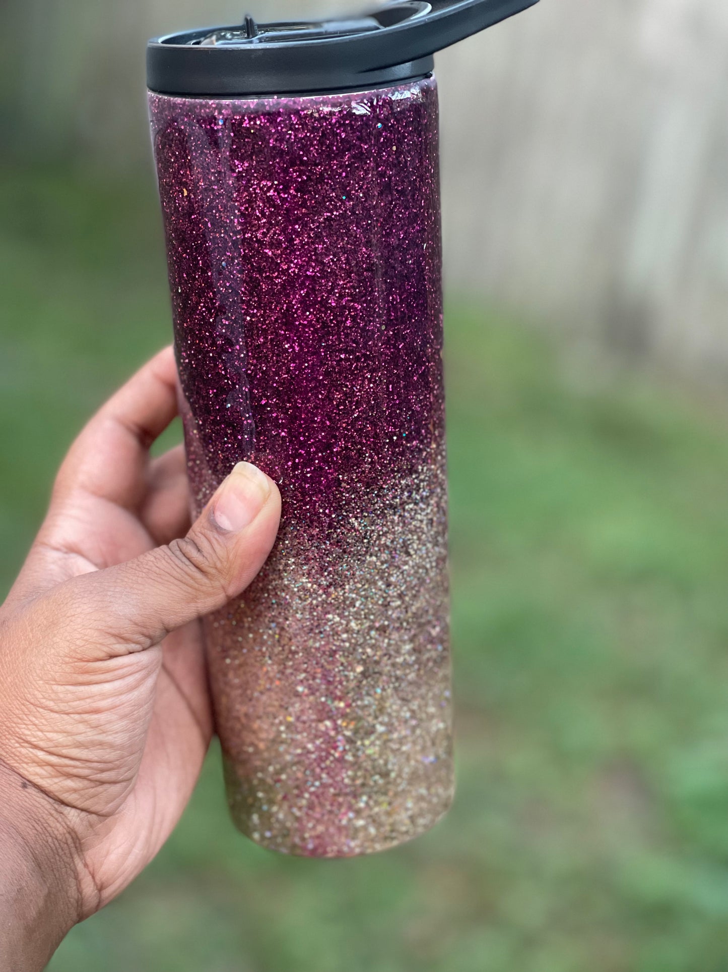 20oz Glitter Ombré Stainless Steel Tumbler