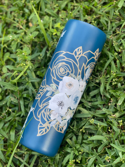 30 oz Mama Floral Stainless Steel Tumbler