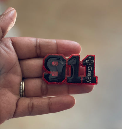 911 Dispatcher Badge Reel